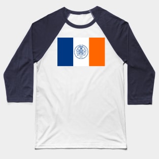 Flag of New York City, New York Baseball T-Shirt